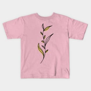 Simple cute leaf 4 Kids T-Shirt